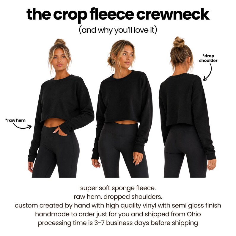 a woman in a cropped crop top and leggings