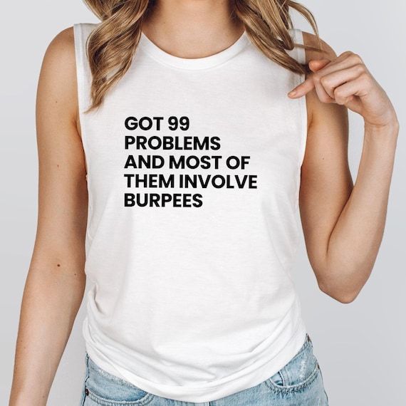 Burpee Shirt: Women's Fitness Tank Top - Funny Workout Apparel