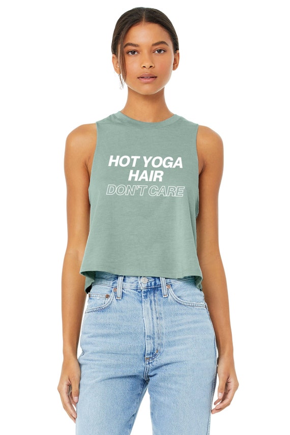 Hot Yoga Yoga Shirt Yoga Crop Top Funny Yoga Shirt Women's Yoga