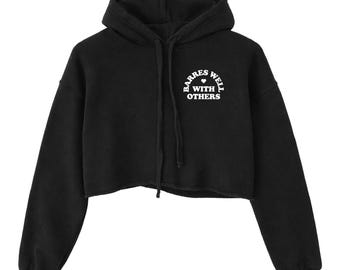 Barres Well with Others - Women's Cropped Workout Hoodie