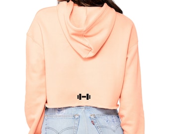 crop sweatshirt workout