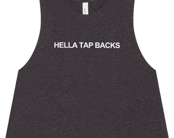 Hella Tap Backs - Women's Cycling Crop Tank Top