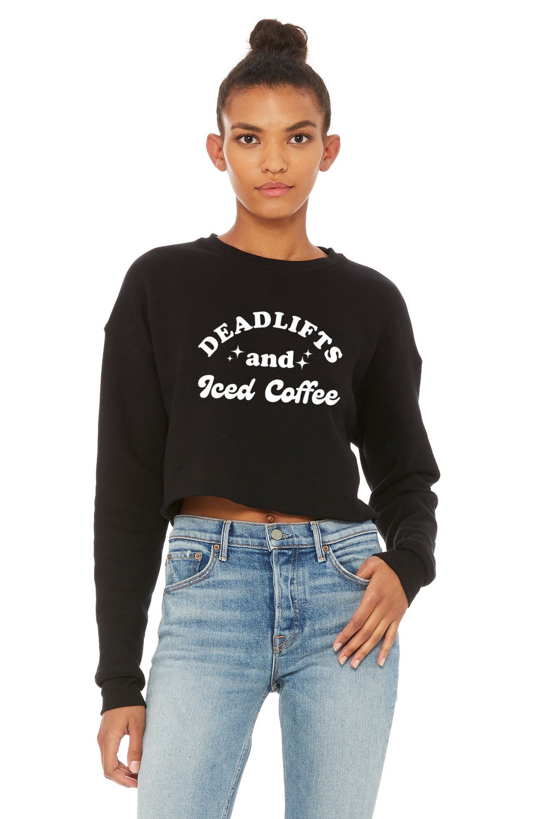 Workout Sweatshirt Gym Sweatshirt Gym Crop Top Cropped Sweatshirt