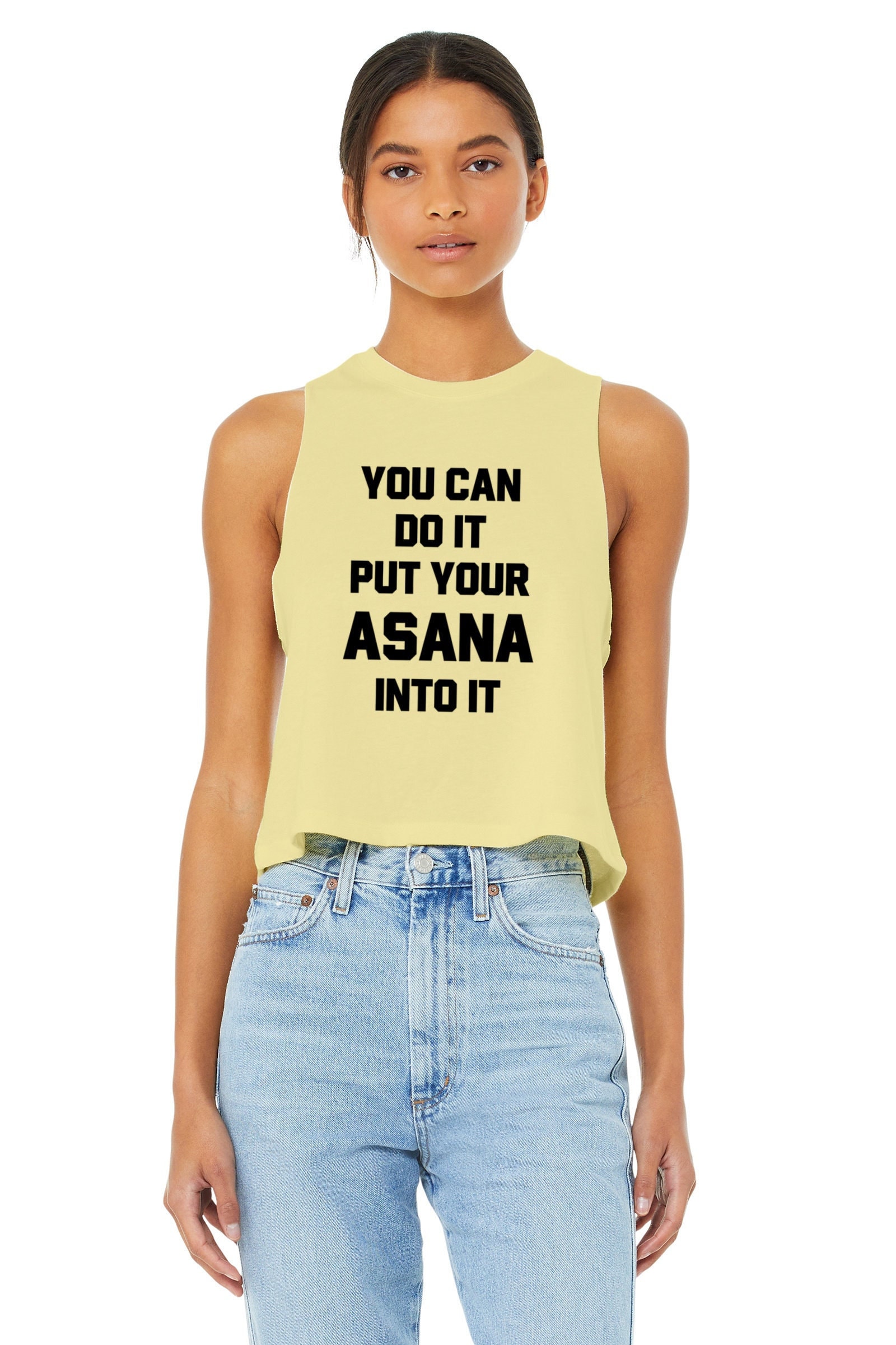 Yoga Shirts Funny Yoga Shirt Yoga Shirts Women Yoga Gift Unisex Yoga Shirt  Yoga Instructor You Can Do It Put Your Asana Into It -  Canada