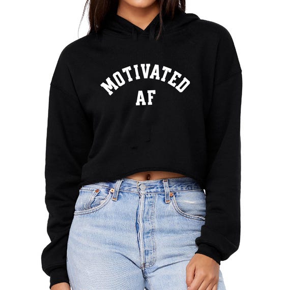 Crop top workout hoodie sales
