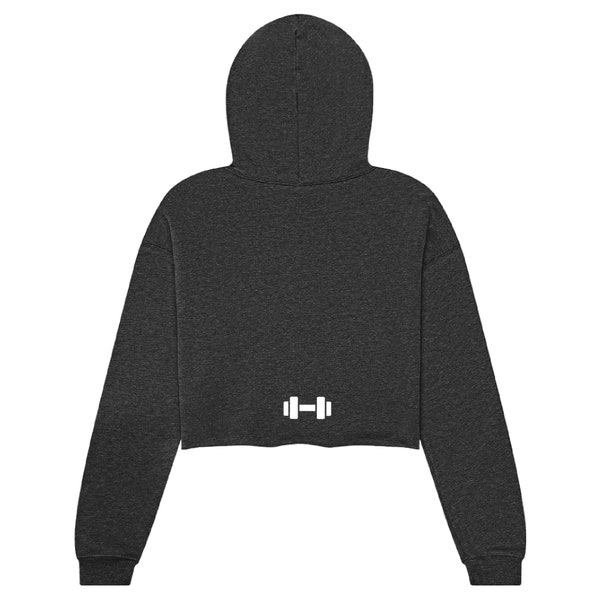 Workout Cropped Hoodie Etsy