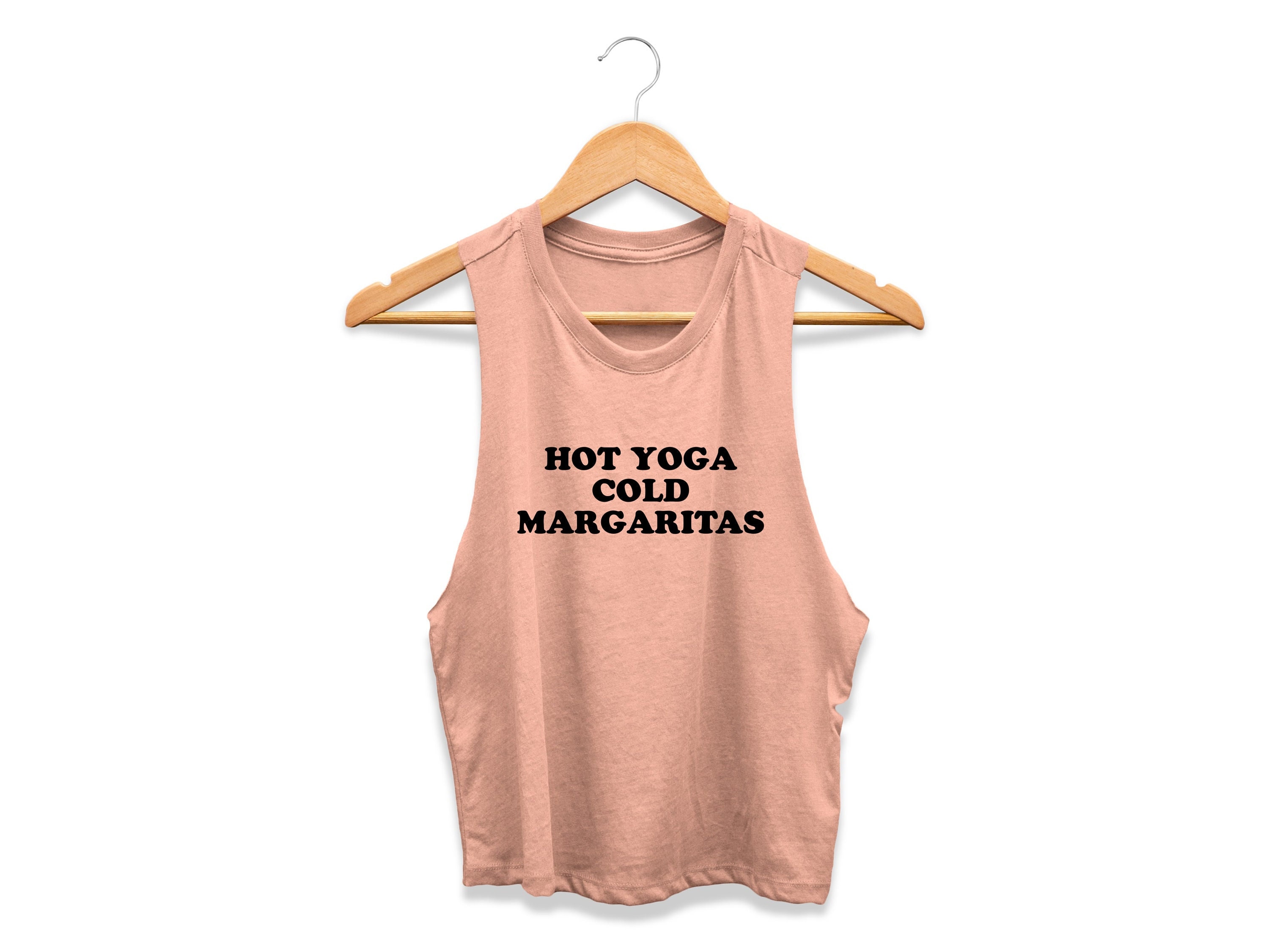 Yoga Crop Top Yoga Tank Hot Yoga Tank Yoga Tank Women Yoga Gift Summer  Workout Tank Funny Yoga Tank Hot Yoga Cold Margaritas 