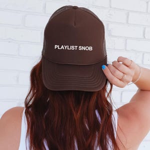 Playlist Snob - Gym, Cycling, Running Trucker Hat