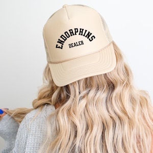 Endorphins Dealer - Personal Trainer, Gym, Workout Trucker Hat