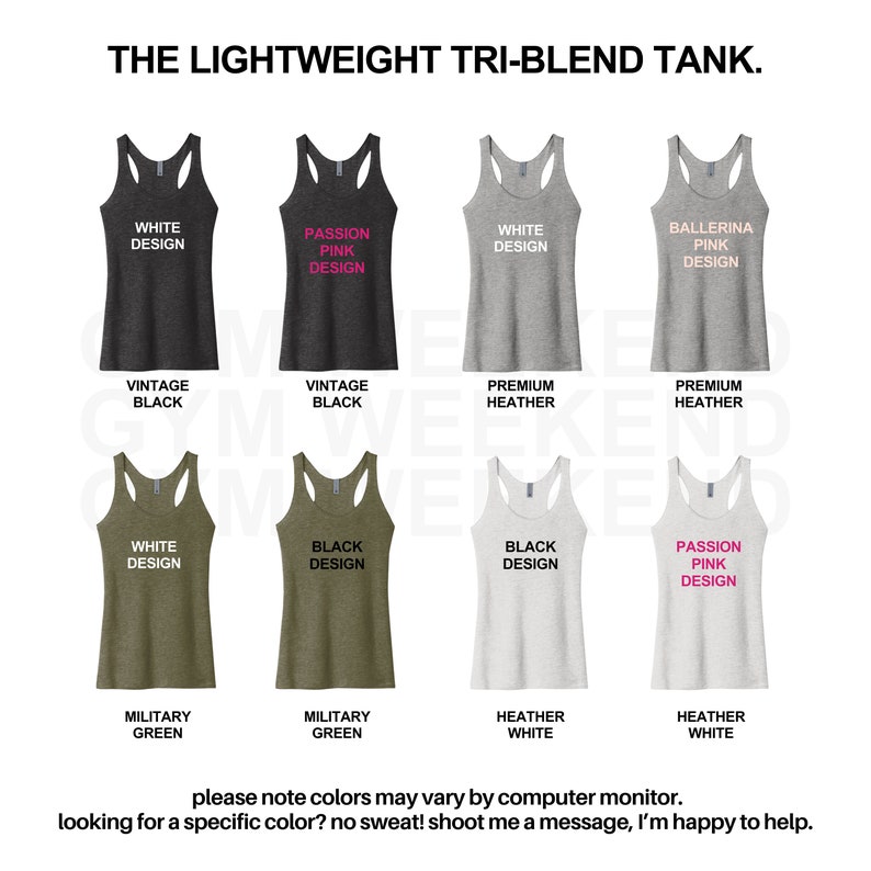 a women's tank top with the words, the lightweight tri - blend