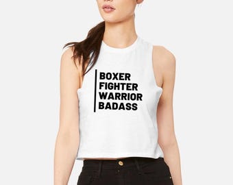 Boxing Shirt | Boxing Tank | Boxing Crop Top | Workout Crop