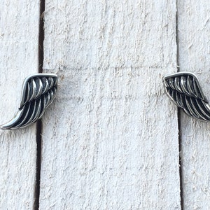 Dainty Wing Stainless Steel Post Earrings, Gift for Lovers of Angels Fairies Mothers Sisters BFFs You
