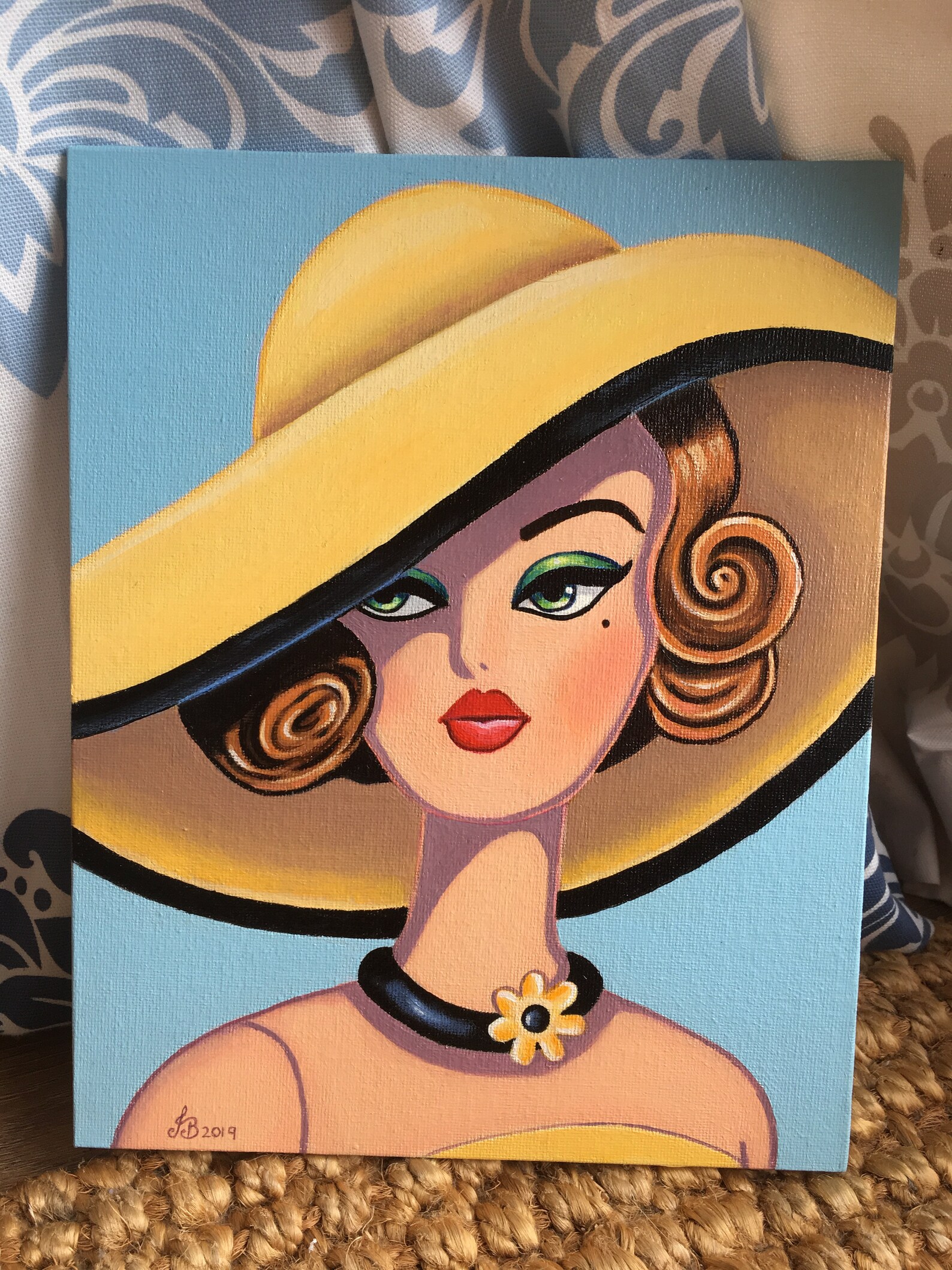 Barbie Art Original Oil Painting & Art Print of Barbie doll in Etsy