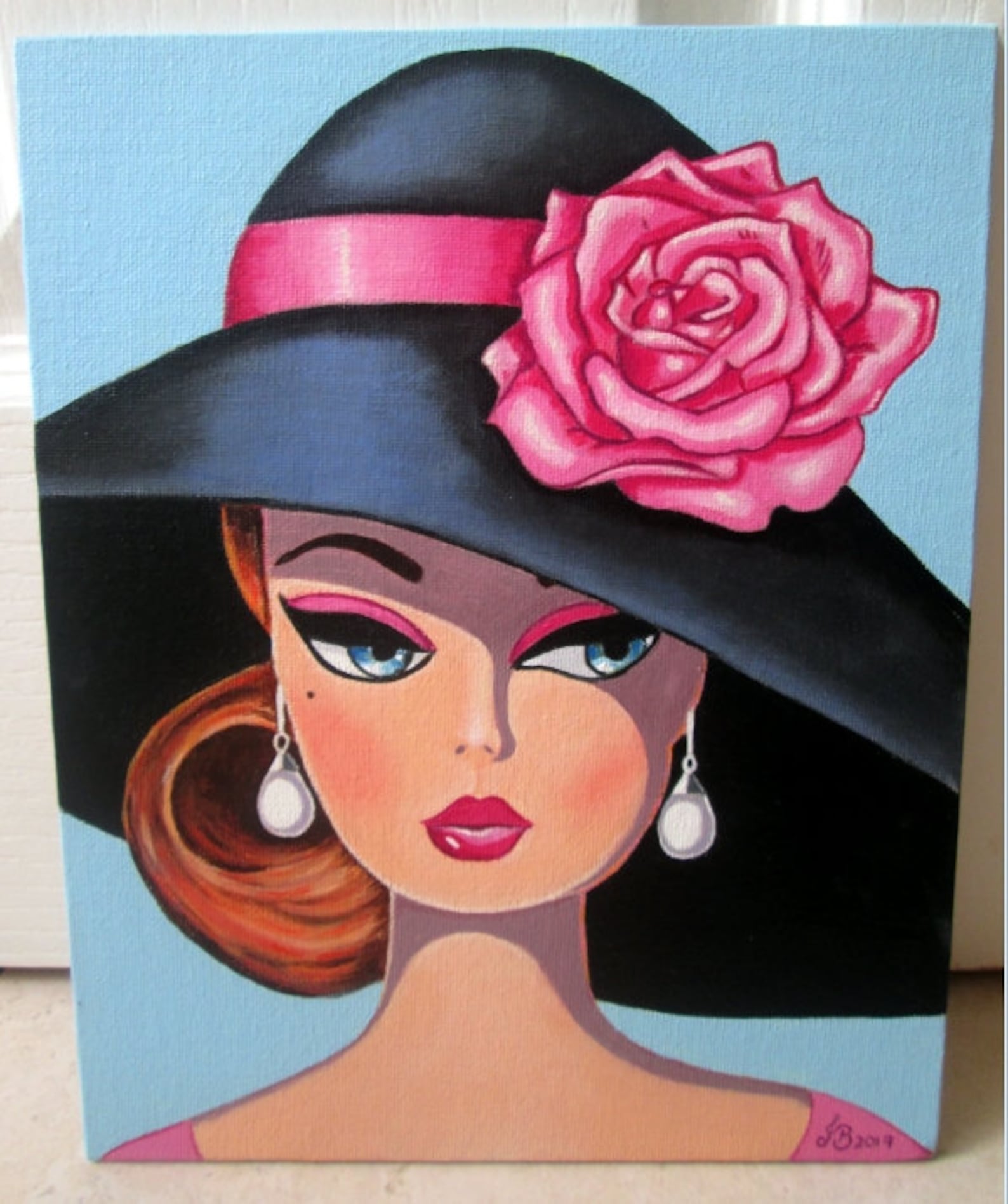 Barbie Art Original Oil Painting & Art Stampa di Barbie in Etsy