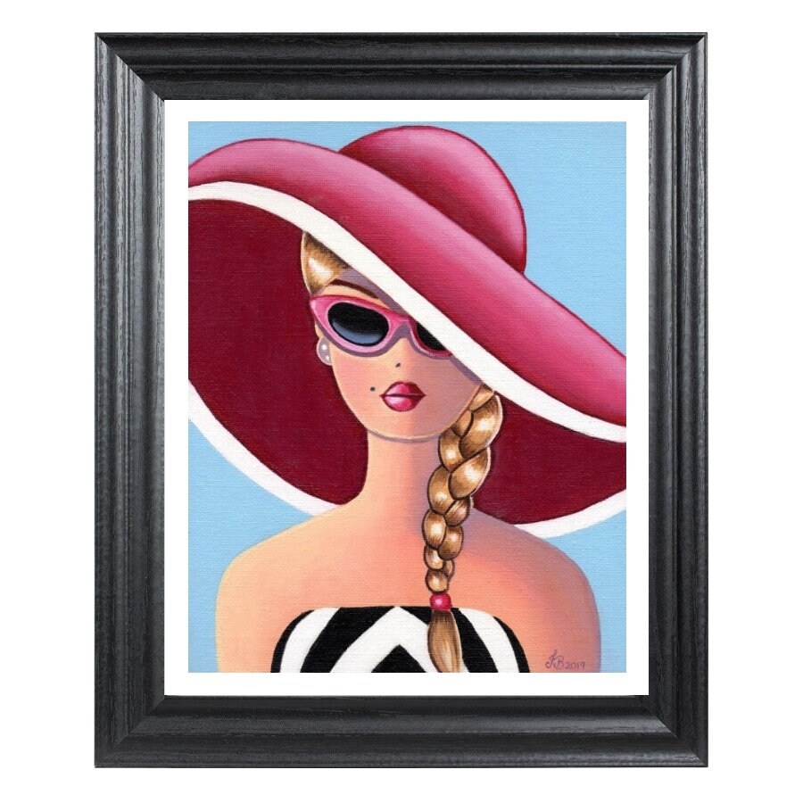 Barbie Art Original Oil Painting & Art Print of Barbie doll in | Etsy