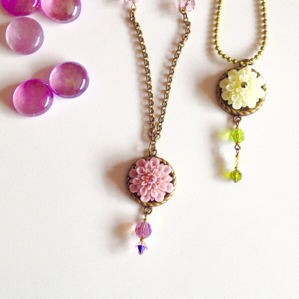 Chartreuse and Pink - Etsy