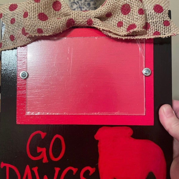 Go Dawgs photo frame