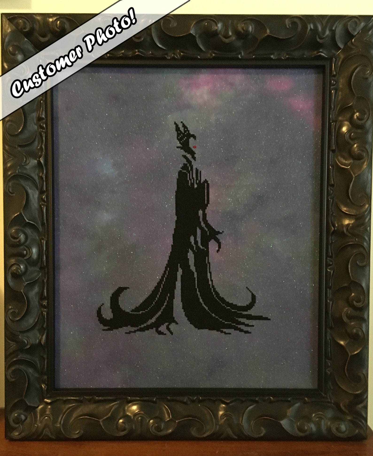 Sorceress Cross Stitch Pattern - Fantasy Cross Stitch Pattern - Evil ...