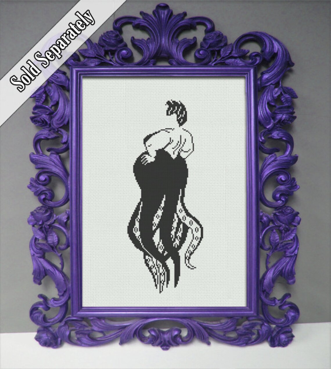 Sorceress Cross Stitch Pattern - Fantasy Cross Stitch Pattern - Evil ...