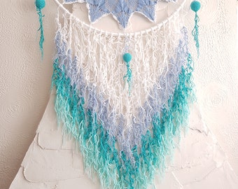 Wall Art Decor, Unique Wall Decor, Giant Dream Catcher, Wall Hanging Decor, One-of-a-kind Home Decor, Nursery Wallart / Sandycraft