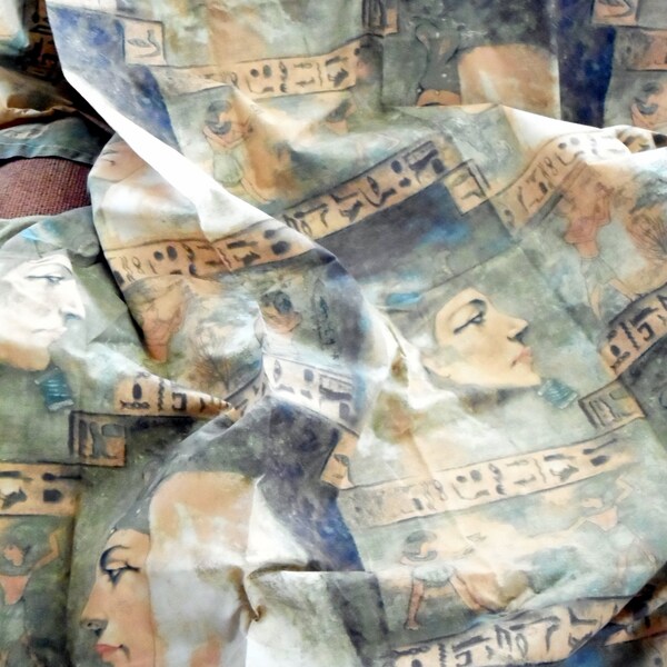 Egyptian Themed Curtain Etsy