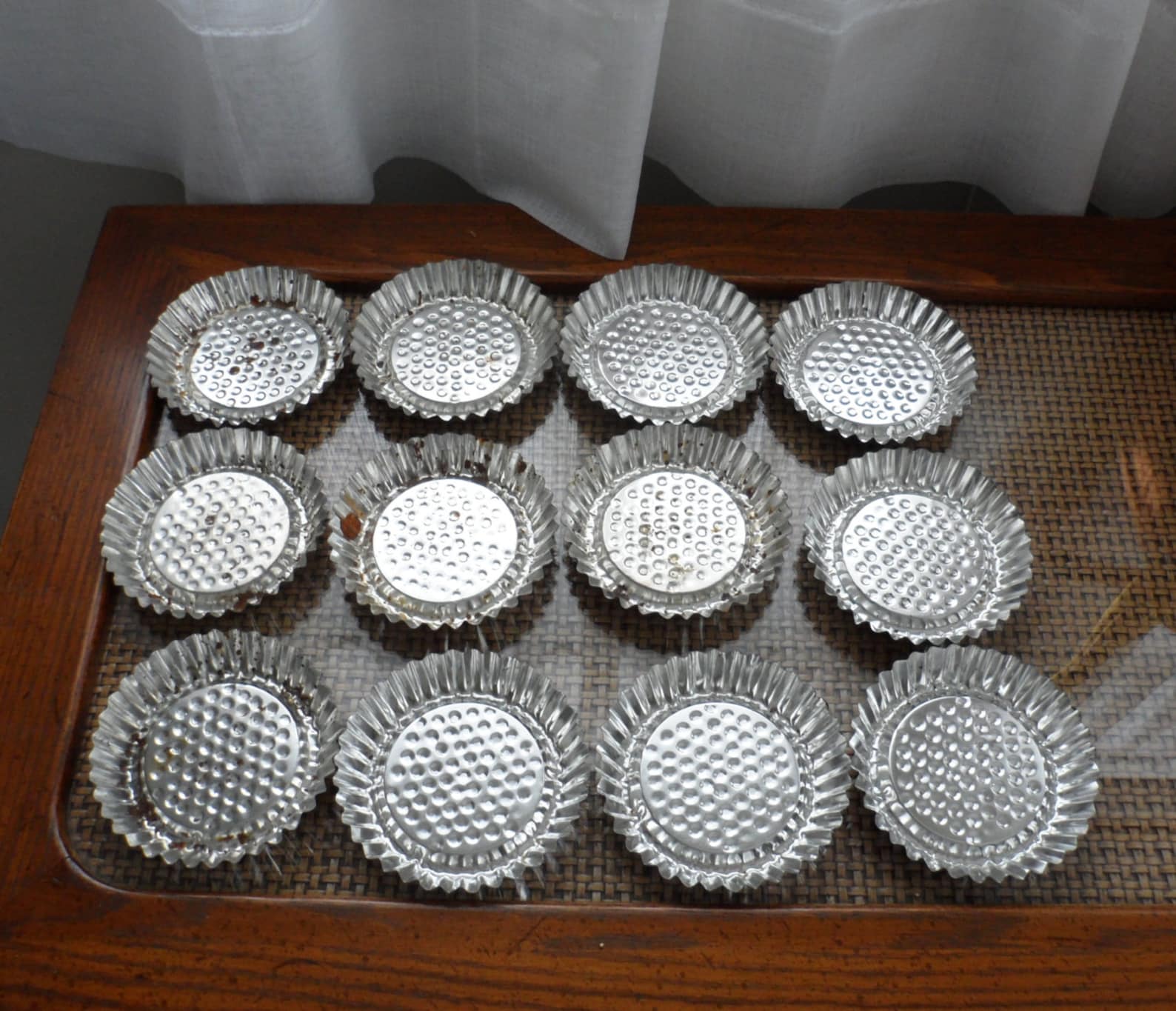 FRENCH Tart Baking Tins/one Dozen French Tart Baking Tins/mini Etsy