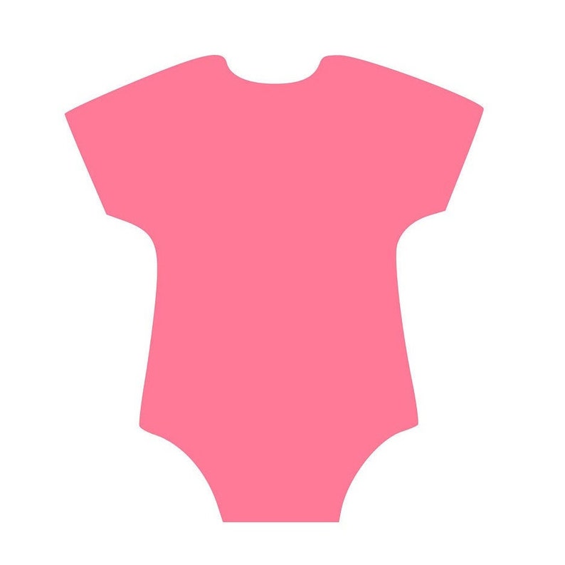 20 Pack Paper Baby Onesie Shapes Die Cut Onesie Paper Etsy