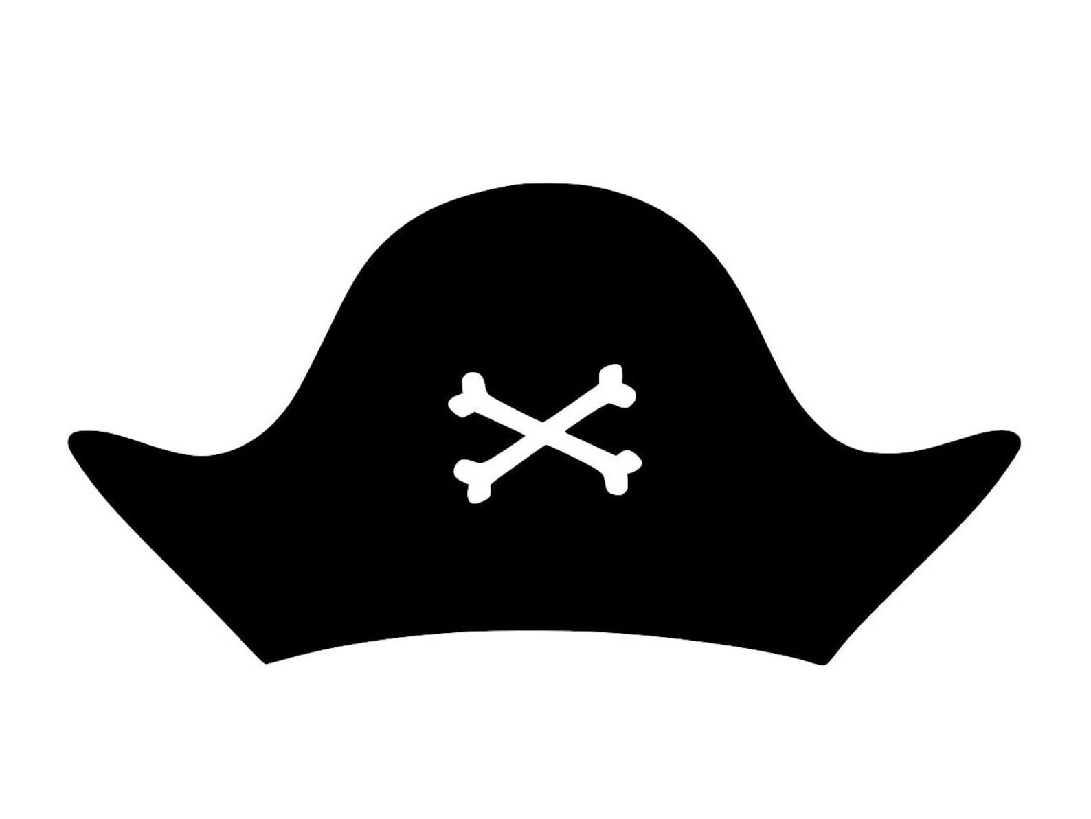 Пиратская шляпа рисунок