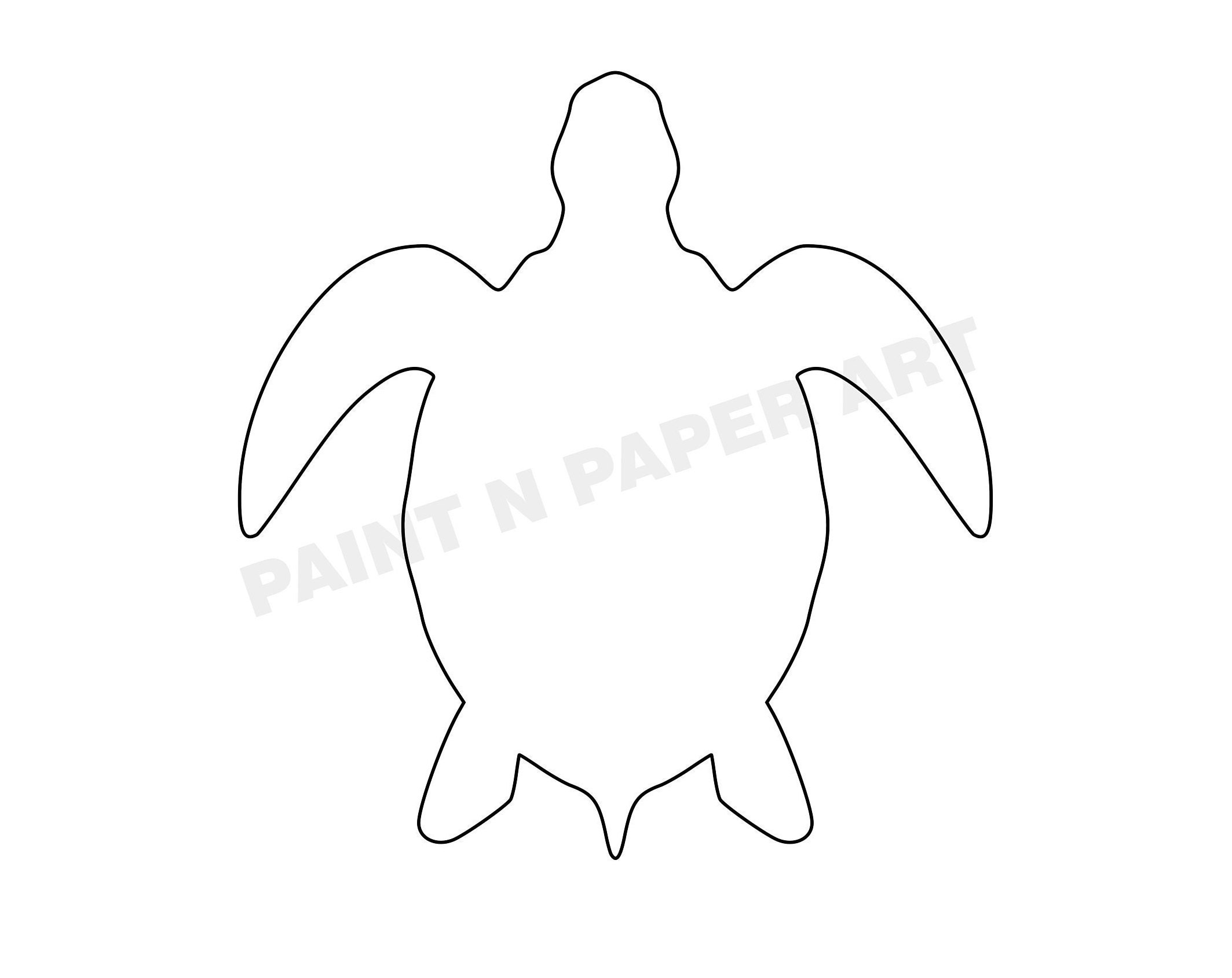 Turtle Outline Printable Prntbl concejomunicipaldechinu gov co