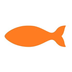 Paper Fish Cutouts: 20 Pack Die Cut Shapes