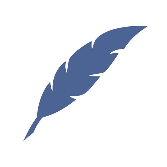 20 Pack Paper Feather Shapes Die Cut Feather Bird Feather Etsy