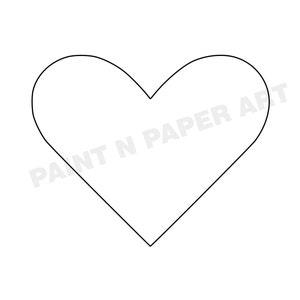 Könnte beinhalten: Eine einfache schwarze Umrandung einer Herzform.