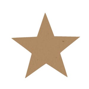 20 Pack - Paper Star Shapes,  Star Shapes, Die cut Star Cutout, Paper Star