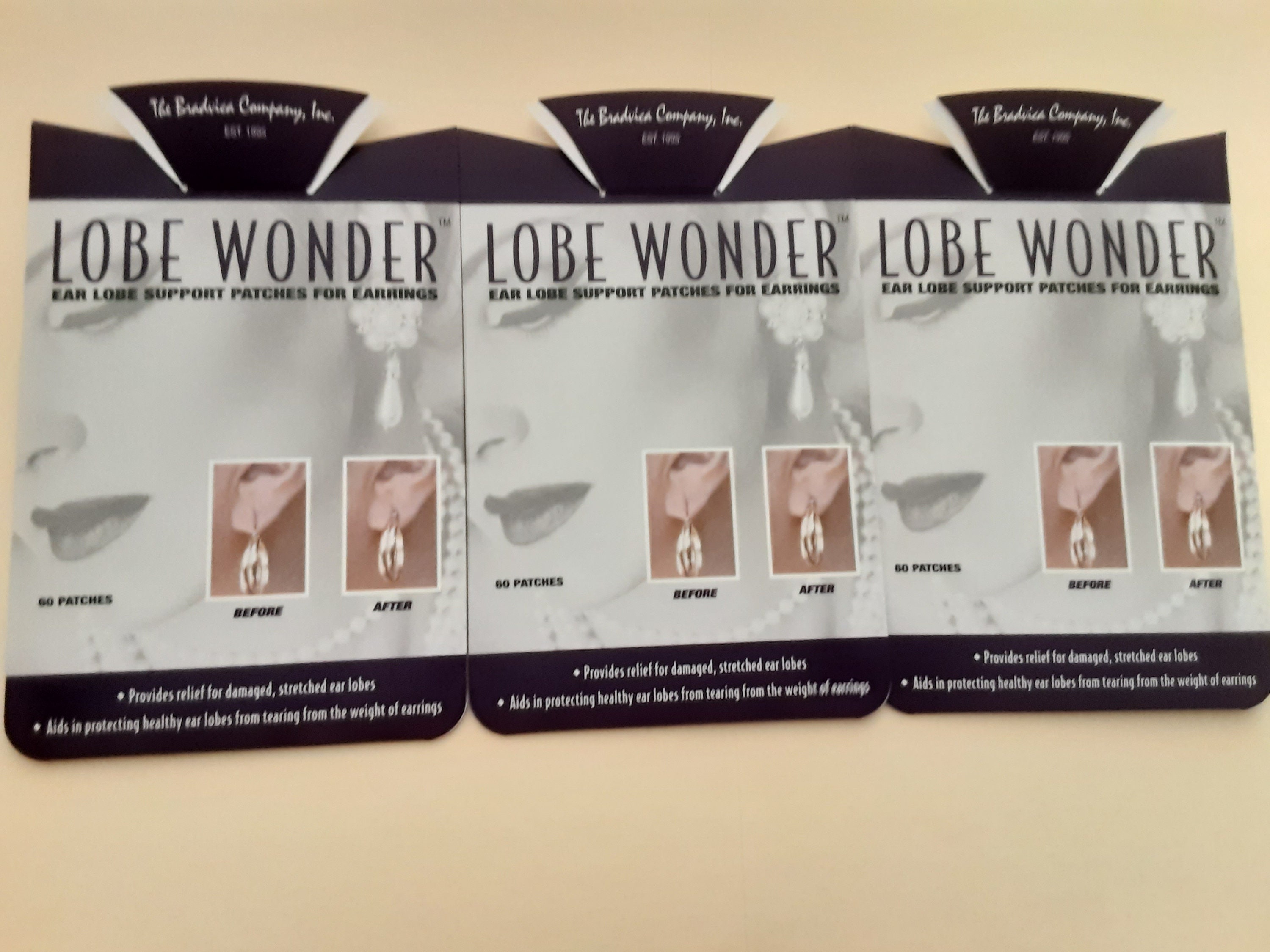 Three 3 Boxes: LOBE WONDER 180 Patches -  UK