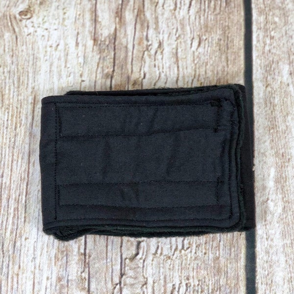 Premium Black Dog Belly Band | Comfort Male Dog Diaper | Washable Incontinence Wrap | Custom Sizes Available