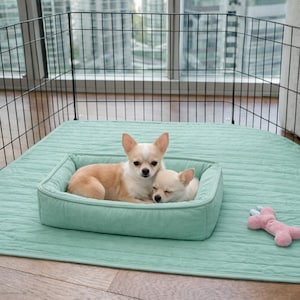 Eco-Friendly Washable Pet Potty Mat – Reusable Whelping & Training Pad (34" x 36")