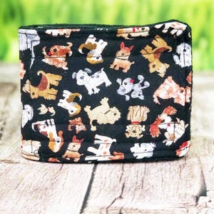 Designer Dog Belly Band – Handmade, Waterproof, Reusable Male Dog Diapers – USA Made Pet Incontinence Solution