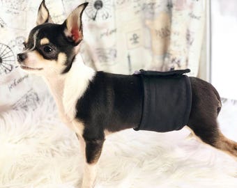 The Dog Belly Band™  Custom Made-to-Order Male Dog Diaper | Washable, Reusable Belly Wrap for Incontinence or Marking | Handmade in New York