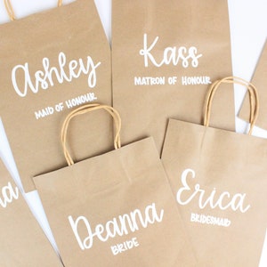 Personalized Gift Bag, Bachelorette Gift Bag, Custom Gift Bags With Name, Bridesmaid Gift Bag, Team Bride Gift Bag, Gift For Bridemaid