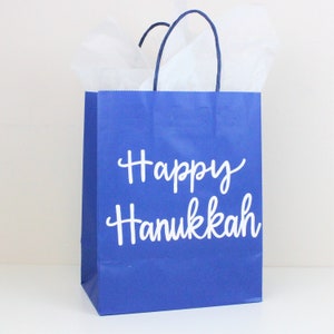 Sac cadeau Hanoukka joyeux, cadeau de Hanoucca, Hanoucca 2021, sac cadeau personnalisé de Hanoucca, sac cadeau personnalisé, sac cadeau personnalisé, sac cadeau de Hanoucca