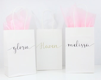 Bolsas de regalo personalizadas para boda, bolsa de regalo de despedida de soltera, bolsa de regalo de dama de honor, bolsa de regalo personalizada, bolsa de regalo con nombre, bolsa de propuesta de dama de honor