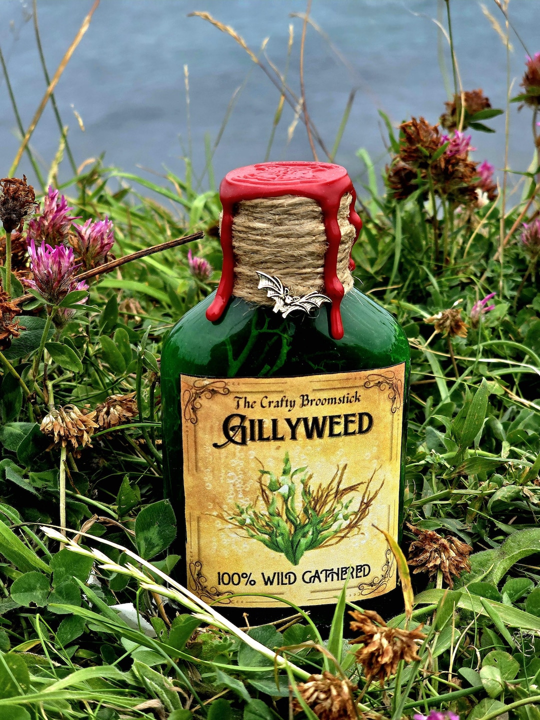 Shimmering Gillyweed Potion Bottle: Harry Potter Inspired Decor - Etsy