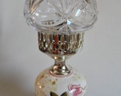 Waterford Belmont Hurricane Lamp Crystal Globe