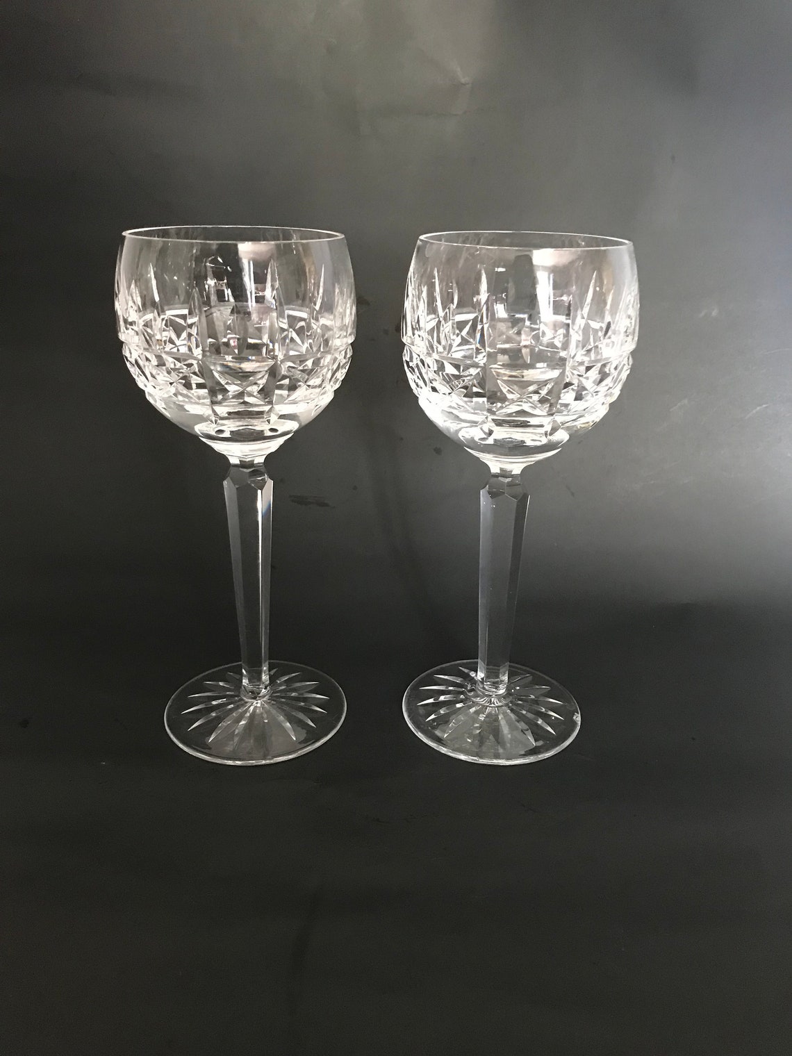 Waterford Kylemore Pattern Crystal Hock Wine Etsy