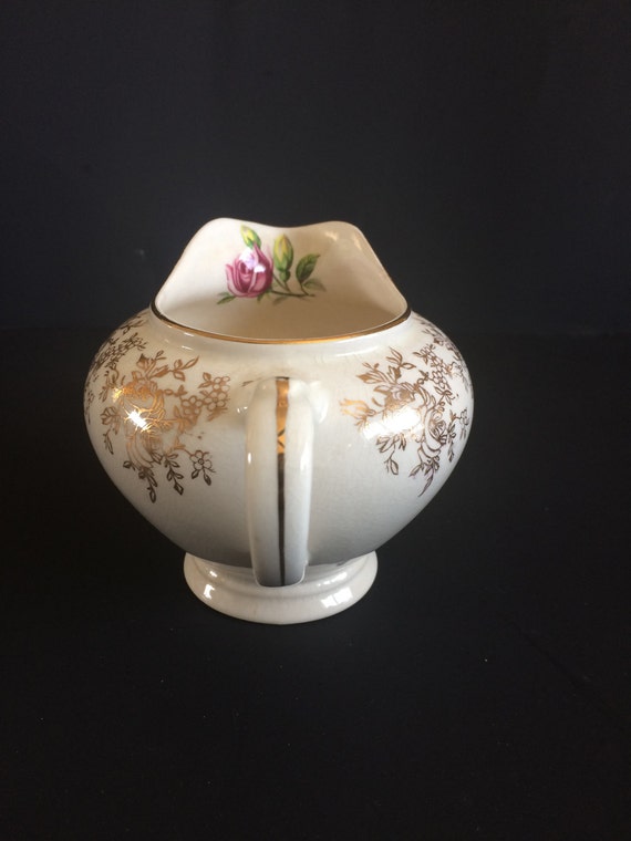 Vintage Creamer Cream Pitcher By Empire Porcelain Co Etsy