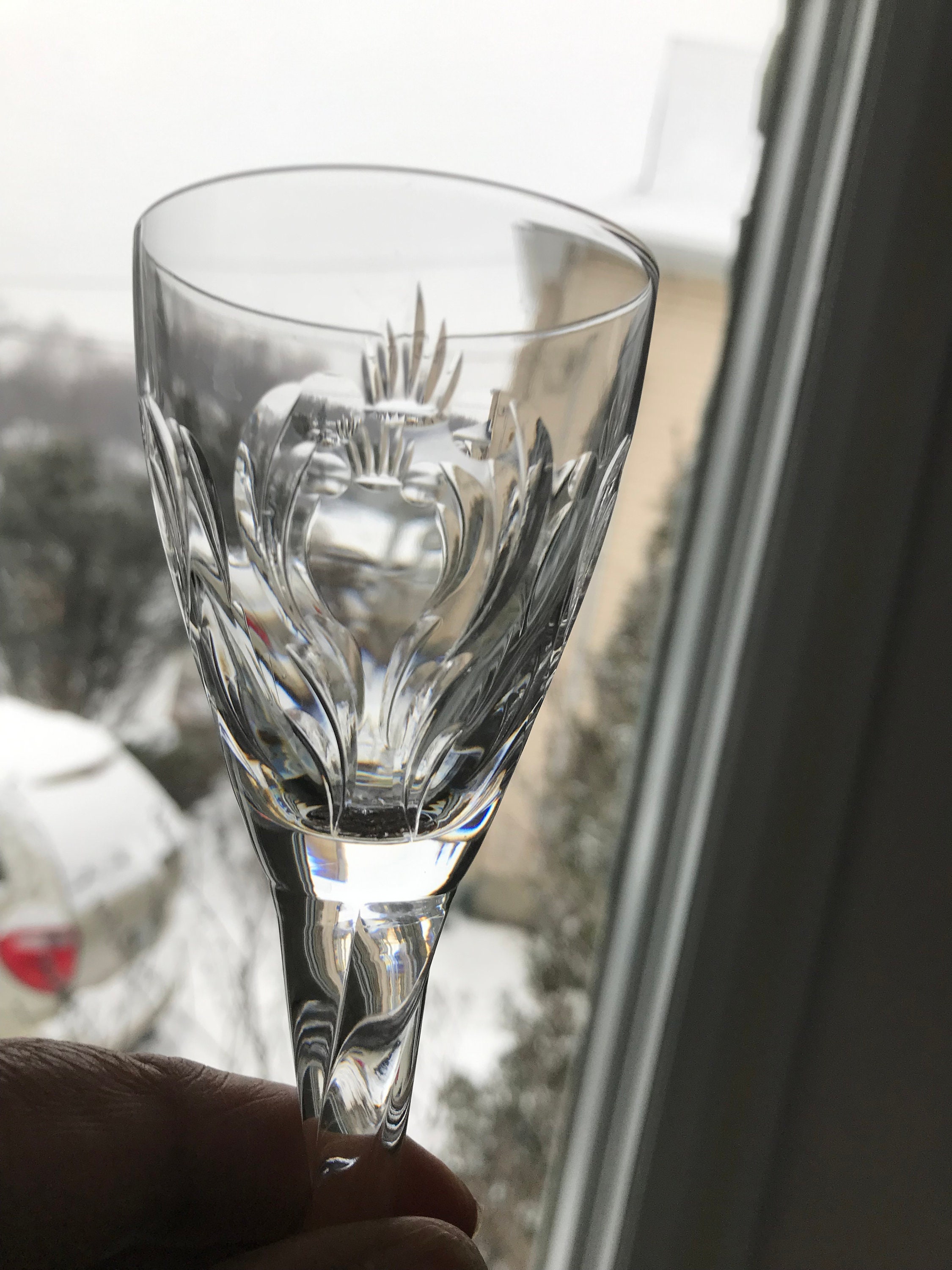 Stuart Crystal Pattern Identify Set of 5 Stuart Crystal “shell” Pattern Sherry/port Glasses - Rare Find ...