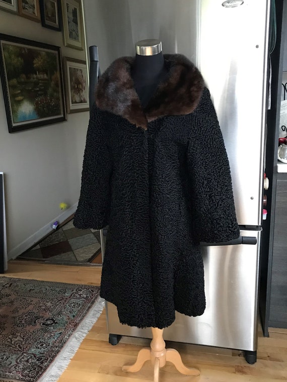 Designer top mink coat