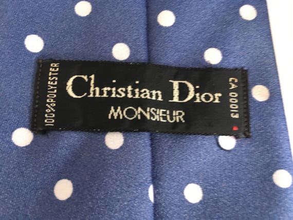 1970s Christian Dior Monsieur Men's Vintage Polka… - image 4