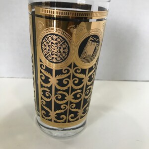 1965 Libbey PRUDENTIAL INSURANCE 90th Anniversary 12 Oz Black and Gold ...