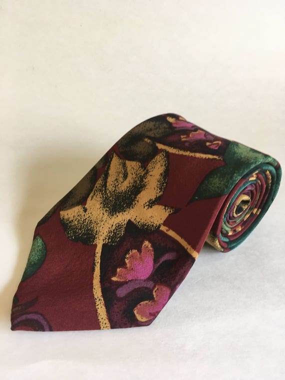 Vintage Pierre Cardin Flora and Fauna Men's All Si